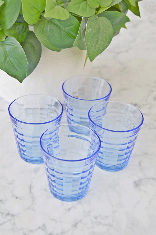 Verres bleu Duralex