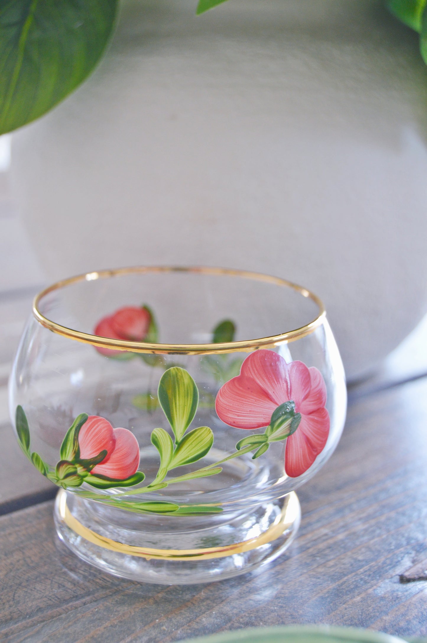 Verres floraux