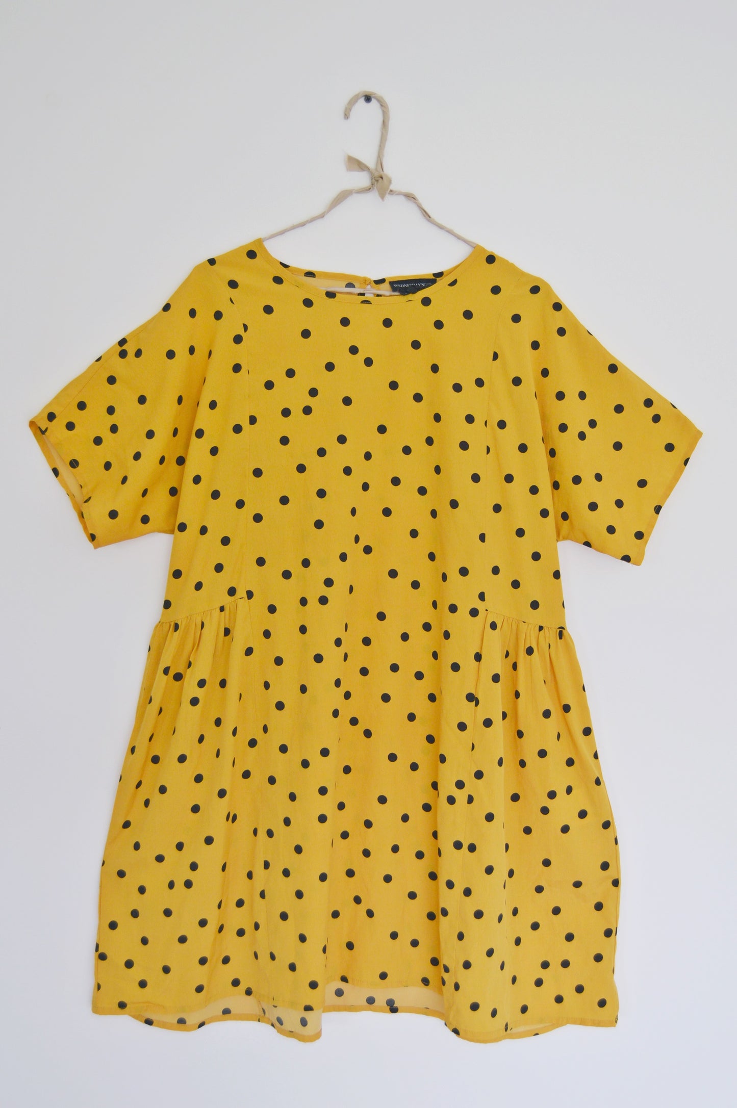 Robe jaune à pois Taille 40