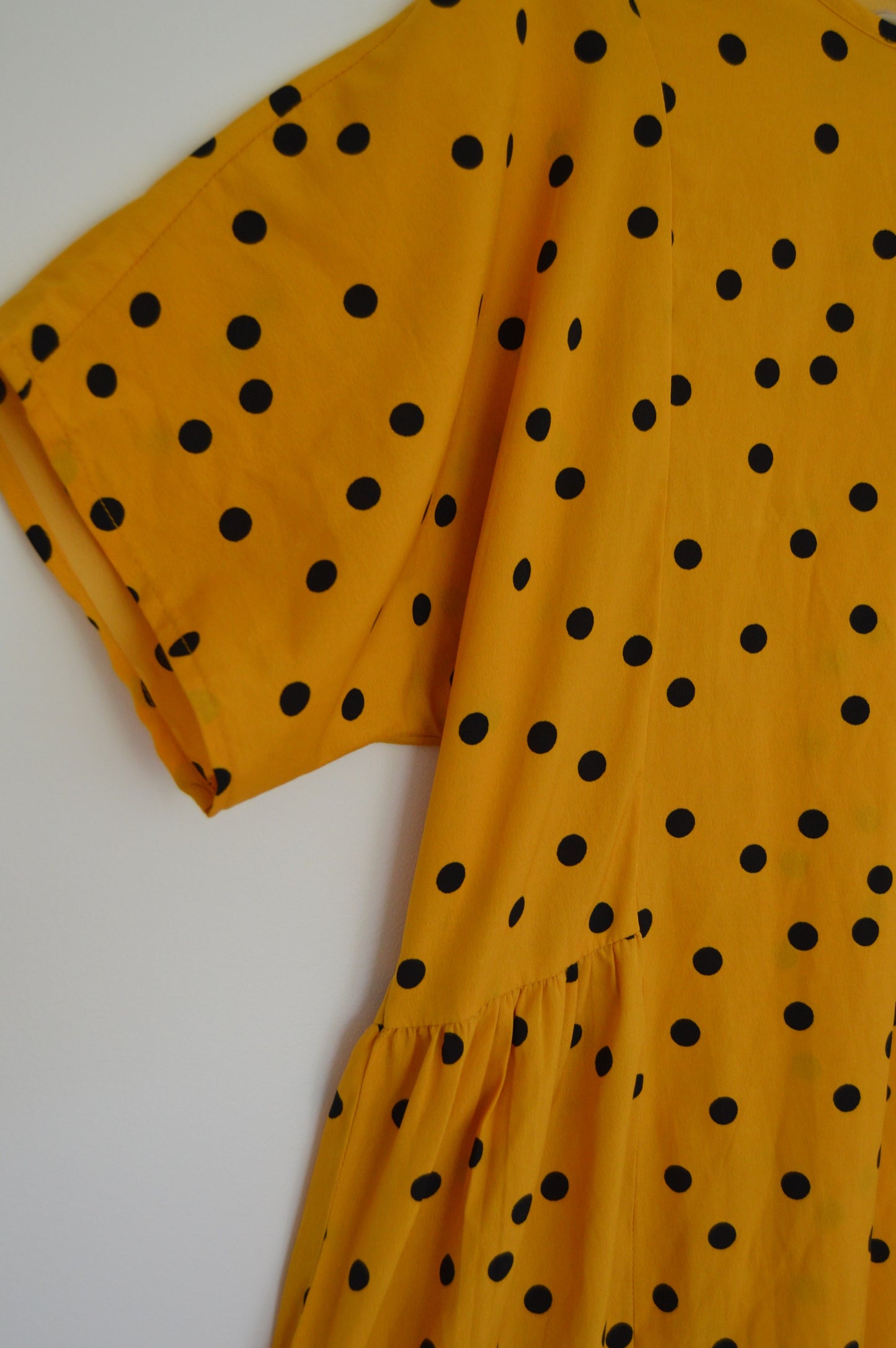 Robe jaune à pois Taille 40