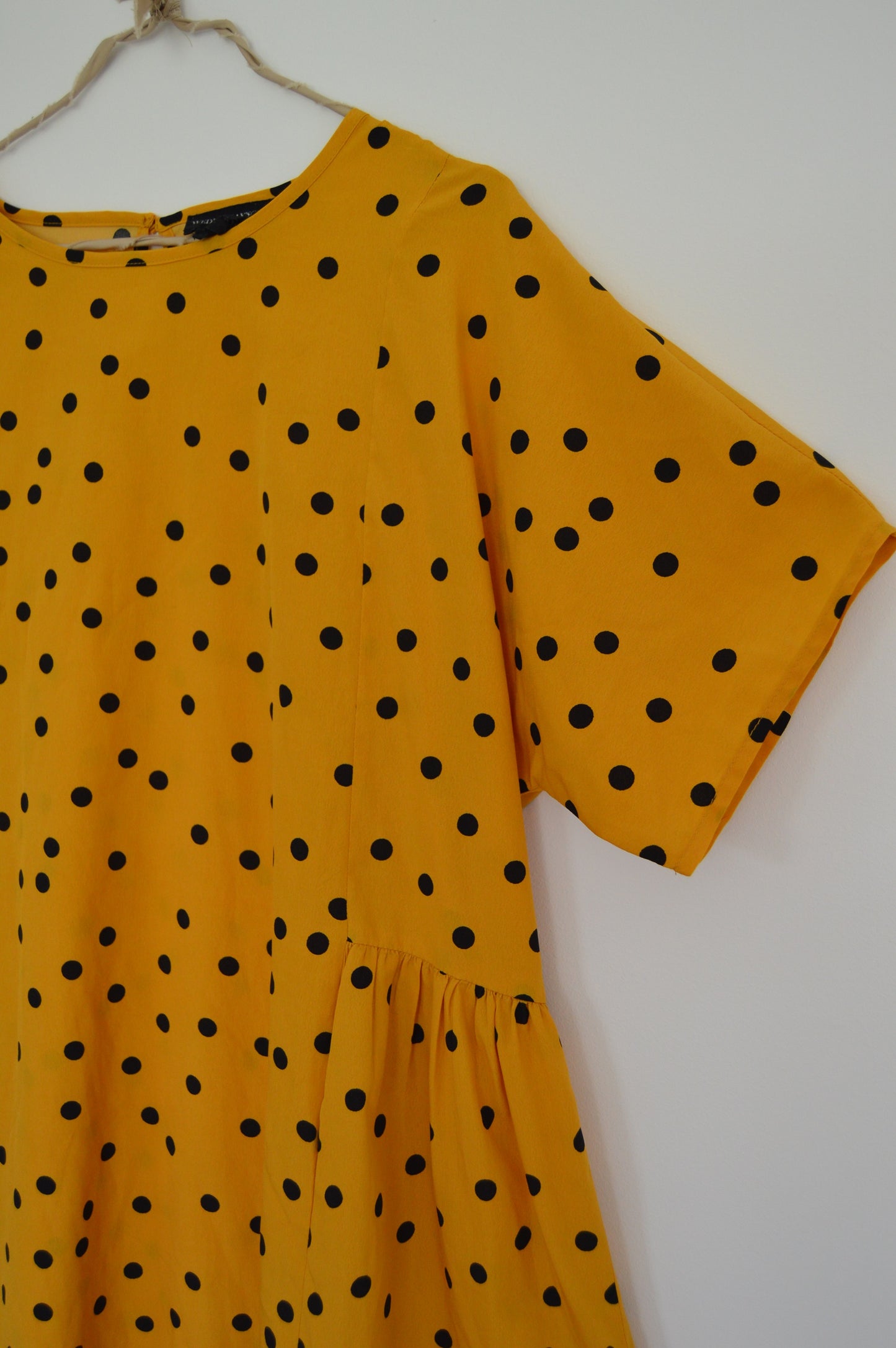 Robe jaune à pois Taille 40