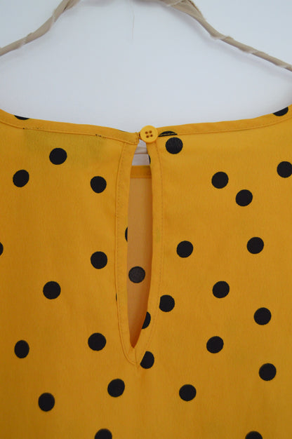 Robe jaune à pois Taille 40