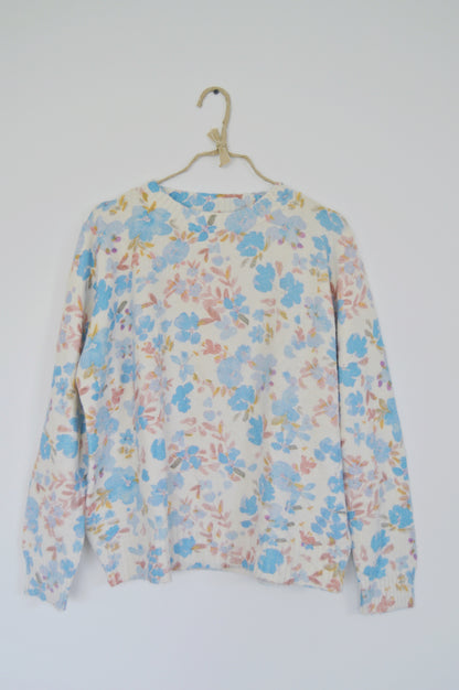 Pull imprimé fleurs Taille 38