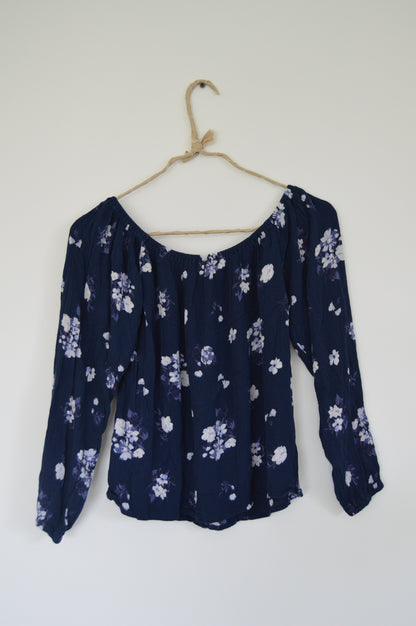 Top froissé floral Taille 34