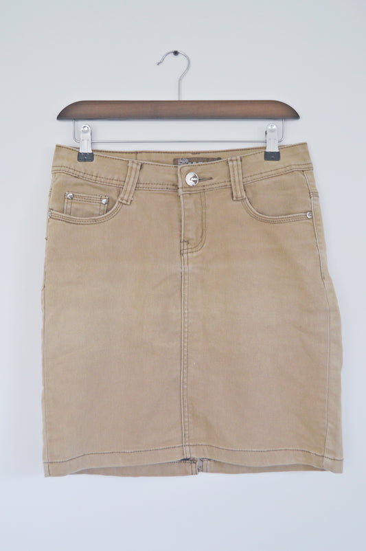 Jupe en jean marron Taille 38