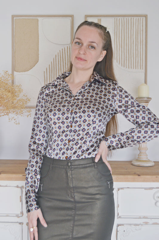 Blouse style satinée Taille 38