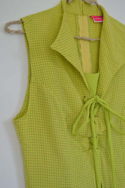 Robe vichy verte Taille 36