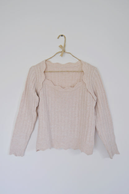 Pull beige original Taille 36/38