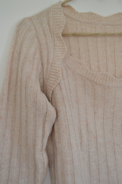 Pull beige original Taille 36/38