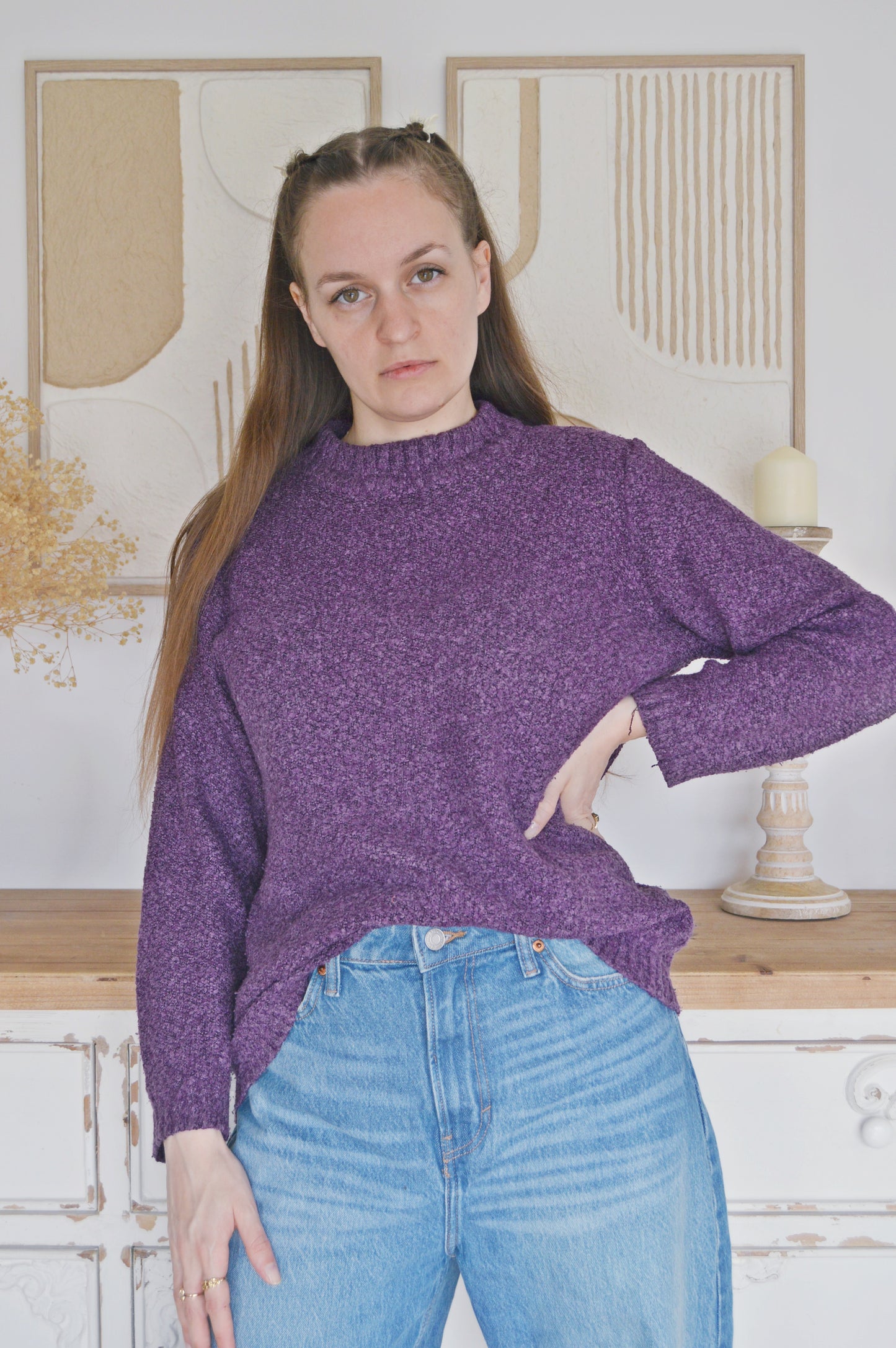 Pull violet Taille 38/40