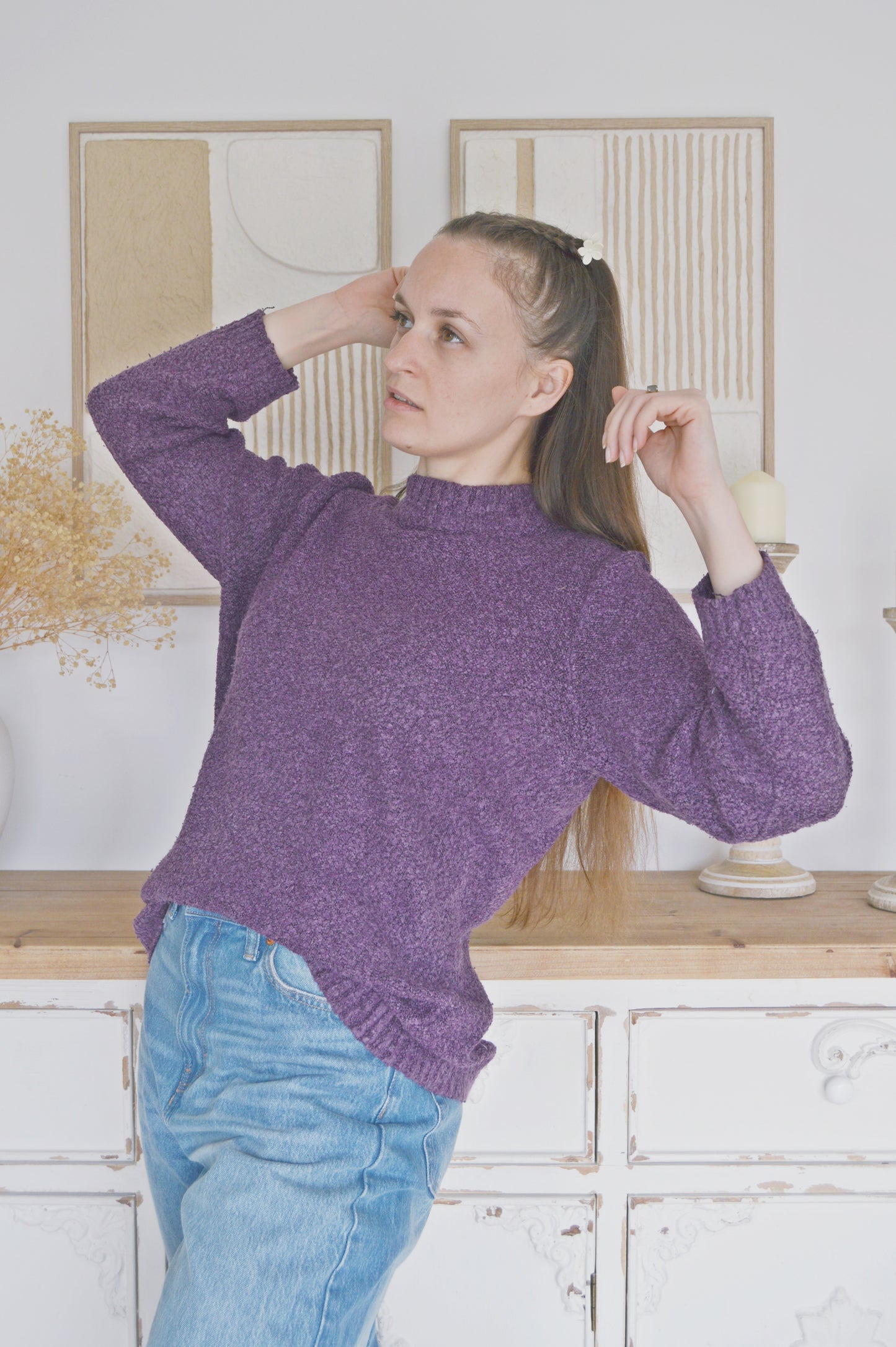 Pull violet Taille 38/40