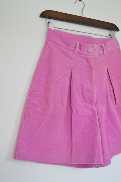 Short côtelé rose Taille 36