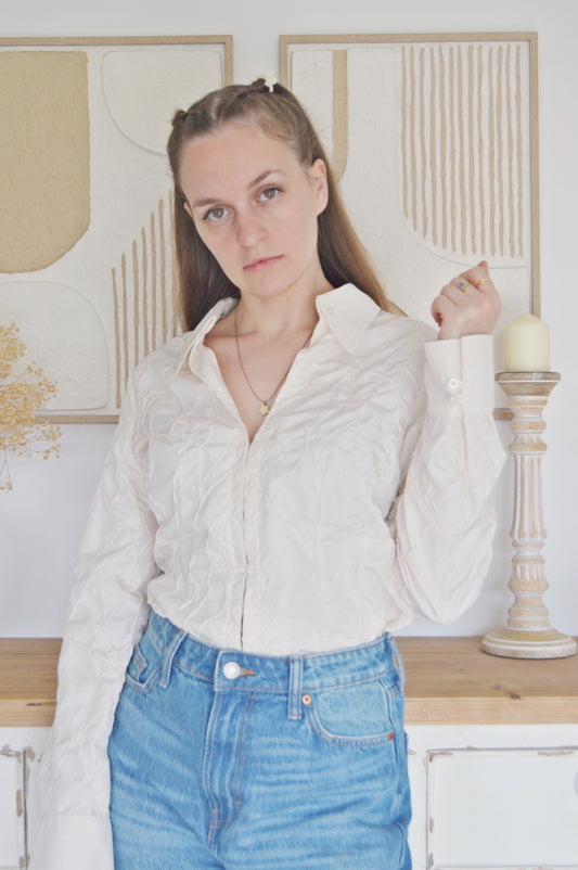 Blouse style couture à l'envers Taille 38