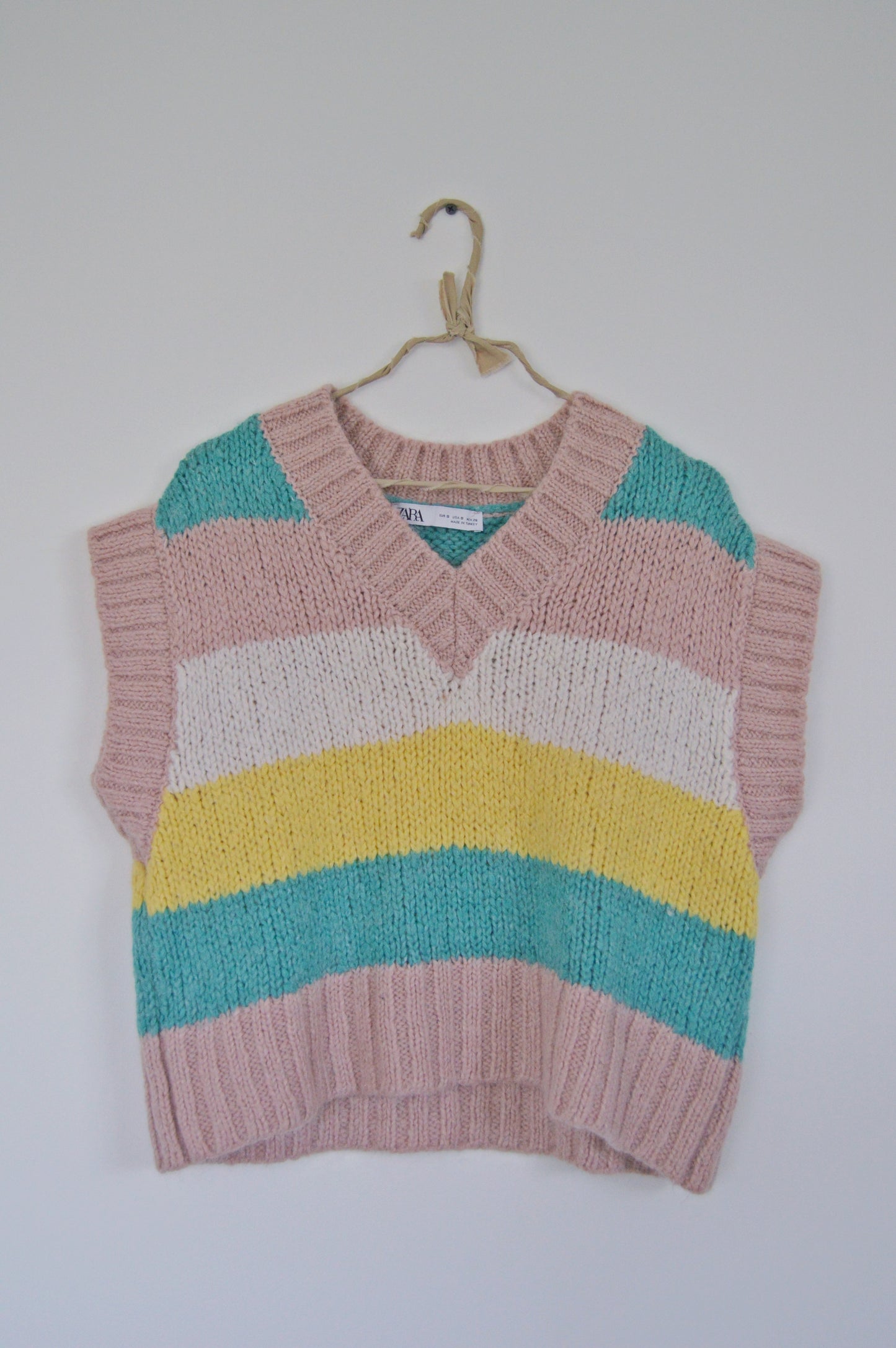 Pull sans manches rayures - Taille 36/38