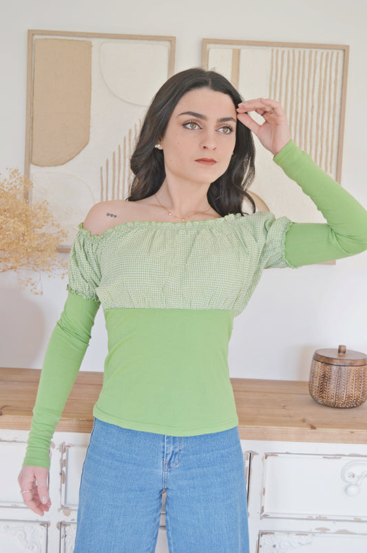 Top vicky vert Taille 36