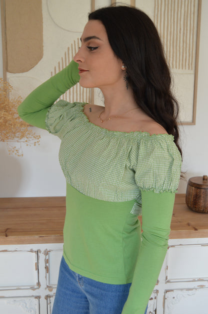 Top vicky vert Taille 36